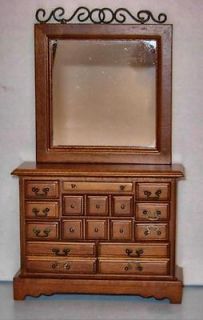 CONCORD BROYHILL CREEKSIDE DRESSER WITH MIRROR DOLL HOUSE FURNITURE