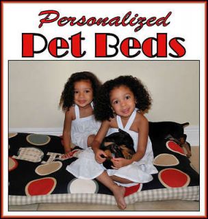 Boutique PERSONALIZED Xtra Large XL Show DOG Breed PET BED Pillow