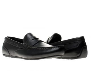 Rockport Greenbrook Black Mens Slip On Loafers Dress Shoes K56788