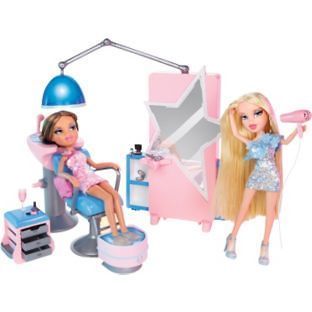 Bratz Crystalicious Dolls Doll Hair Salon and Spa Playset Play set for