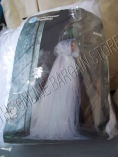 Martha Stewart Halloween White Ghost Costume Wedding Bride S M L XL