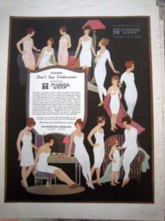 1921 Antique Munsingwear Corporation Womens Girls Underwear Union