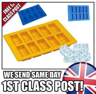 Style Ice Cube Tray Silicone Mould Build Fun Lego Ice Bricks Party