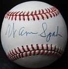 WARREN SPAHN Signed Autographed OAL Ball Baseball PSA/DNA P25453