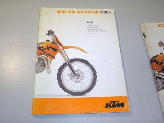 2005 KTM 85 SX 85SX Used Owners Manual NICE SHAPE 5 Languages SX85