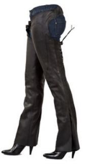 New Womens Low Rise Cowhide Leather Chaps