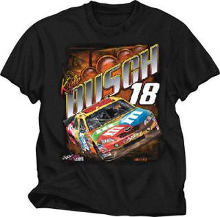 Kyle Busch 2012 The Game #18 M&Ms Vintage Tee FREE SHIP