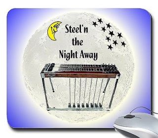 MousePad With Pedal Steel Guitar Steeln the Night Away