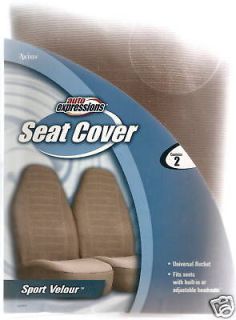 NEW FORD BUCKET SEAT COVERS CAR TRUCK SPORT TAN