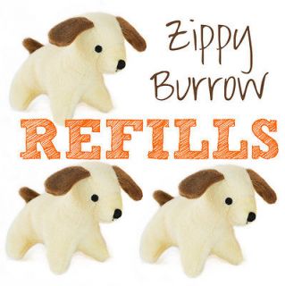 ZippyPaws REFILLS for Zippy Burrows   Set of 3 Squeaky Dog Toys