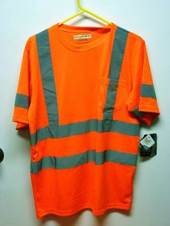 Utility Pro Wear High Visibility Class 3 Crew Neck S/S T Shirt Orange