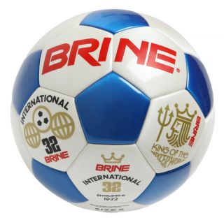 Brine International Soccer Ball   Royal   Size 5   NEW