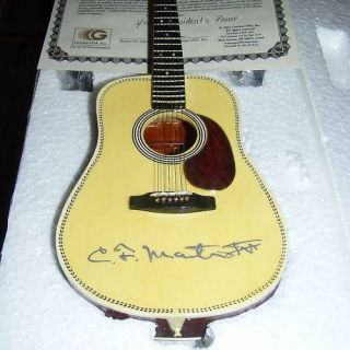 Gartlan USA   Martin D 28 Mini Guitar  Signed #1 / 100