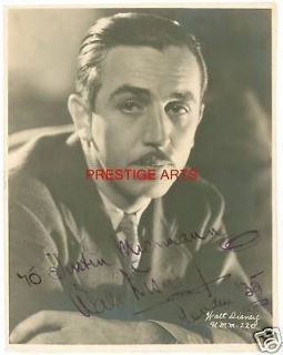walt disney signed in Autographs