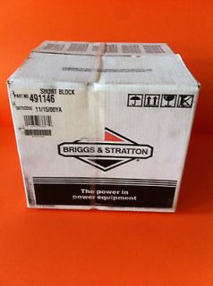 Briggs and Stratton SB #13 HORZ 491146 SHORT BLOCK NEW $169.00 FREE