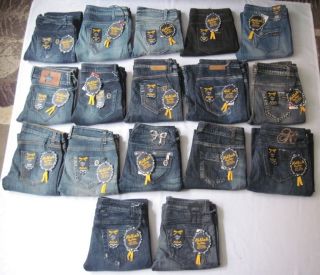 New KILLAH by MISS SIXTY women jeans 15 pairs lot Size 28x34