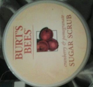 Burts Bees Cranberry & Pomegranate Sugar Scrub 8oz Body Scrub