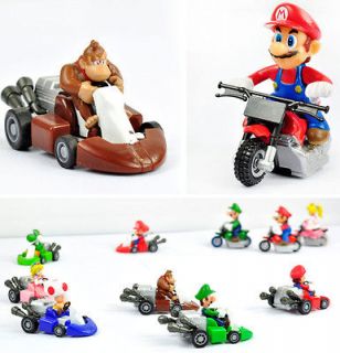 Newly listed HT Kart Pull Back Car 2Super Mario Bros Figure Toy Lot10