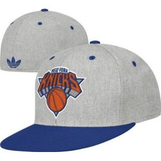 NEW YORK KNICKS Adid. NBA M025 Flat Brim Flex Fit Hat S/M