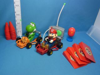 Mario Kart Mario & Yossi R/C Remote Control Car Nikko Vey Rare