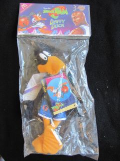 NEW IN BAG 1996 MCDONALDS PLUSH TOY SPACE JAM WB DAFFY DUCK W/TAG