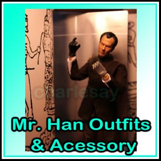 Mr. Han Figure Outfits from Enter the Dragon for enterbay rm 5
