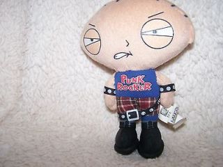 Family Guy 7  Plush Stewie Punk rocker Doll Figure Toy