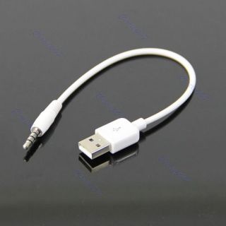 New 3.5mm USB Data Sync Charging Cable Adapter for Apple iPod Shuffle