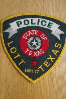OBSOLETE STATE OF TEXAS (LOTT) POLICE PATCH