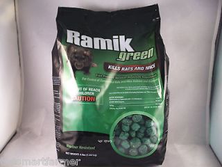 NEW RAMIK BRUTE 4LB BOX NUGGETS RAMIK GREEN RAT RODENT BAIT POISON