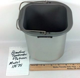 Toastmaster Platinum Bread Machine Maker Baker Bucket Pan 1157s