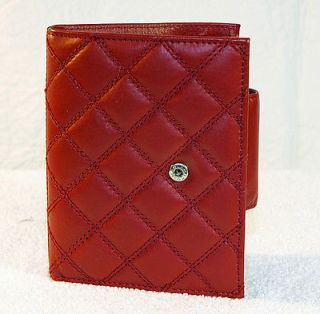 BUXTON Red Leather Ladies Wallet