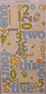 Cloud9 Hannah Scrapbooking Large Number Stickers 078