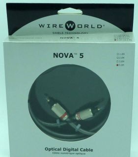 Wire World Nova 5 Digital Optical TosLink cable 5 meter