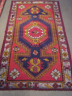Kazak Azeri Vintage Wool Handmade Rug 5x86 F19