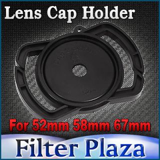 Camera lens cap buckle holder keeper for Canon Nikon Sony Pentax 52mm