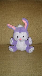 14 Aquadoodle Purple Bunny Rabbit Pen Holder in Back Stuffed Animal