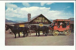 Wells Fargo Buckskin Joe Stage Coach Horses Canon City Colorado