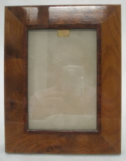Exposures Brown Black Burl Wood Made in Italy Picture Frame 4 x 6