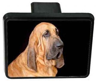 Trailer Hitch Cover   Bloodhound (Black)