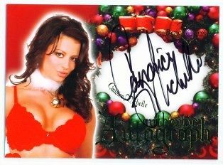 CANDICE MICHELLE AUTOGRAPH BENCHWARMER HOLIDAY 2006