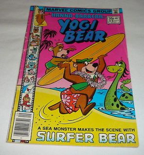 1978 Yogi Bear comic book ~ SURFING COVER