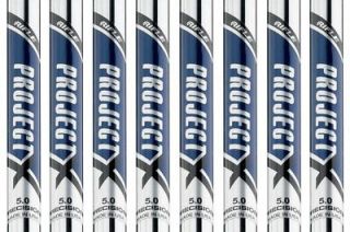 PROJECT X 5.0 4 PW STEEL IRON SHAFTS .355 MINT LIMITED QUANTITIES NR