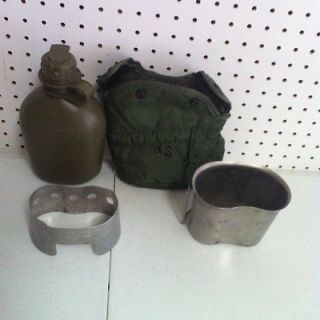 Genuine United States Military 1 Qt Canteen, Cover, Cup & Stove