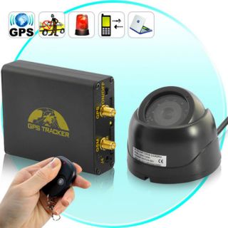 Tracker & Car Alarm System Real Time  GSM Camera, Remote Control, Mic