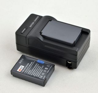 Battery + Charger for Oregon Scientific ATC9K ACT 9K Camcorder