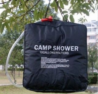 Camping PORTABLE 40L SOLAR CAMP SHOWER HIKING CAMPING Solar heating