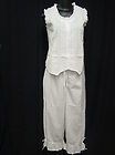 Victorian bloomers & camisole set 100% cotton S XL NEW