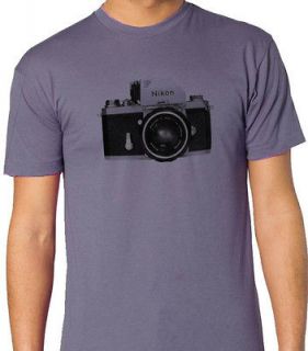 NIKON CAMERA ANALOG T Shirt Graphite S M L XL