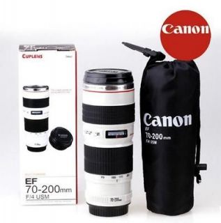 Canon Lens 11 EF 70 200mm f/4.0L White Coffee Cup Mug with Bag
